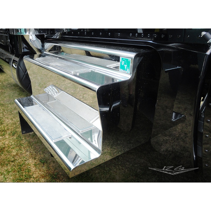 Peterbilt 389 dpf passenger step box cover 2018+ #pft-dpf-1pc-ss-2018