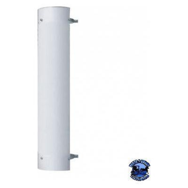 UNITED PACIFIC 48 TALL 270 DEGREE STAINLESS EXHAUST MUFFLER SHIELD – PLAIN 9 and 10