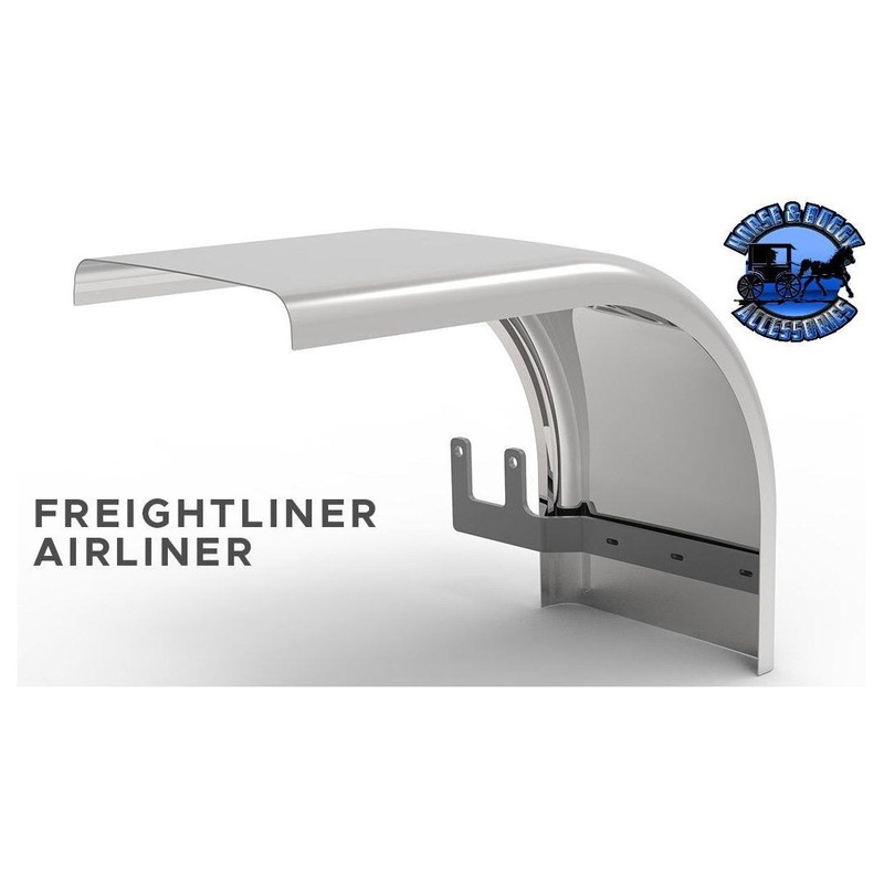 Shift Blind Mount brackets for Half Fenders Freightliner/Western Star Airliner (Will not fit Western Star Lowmax)