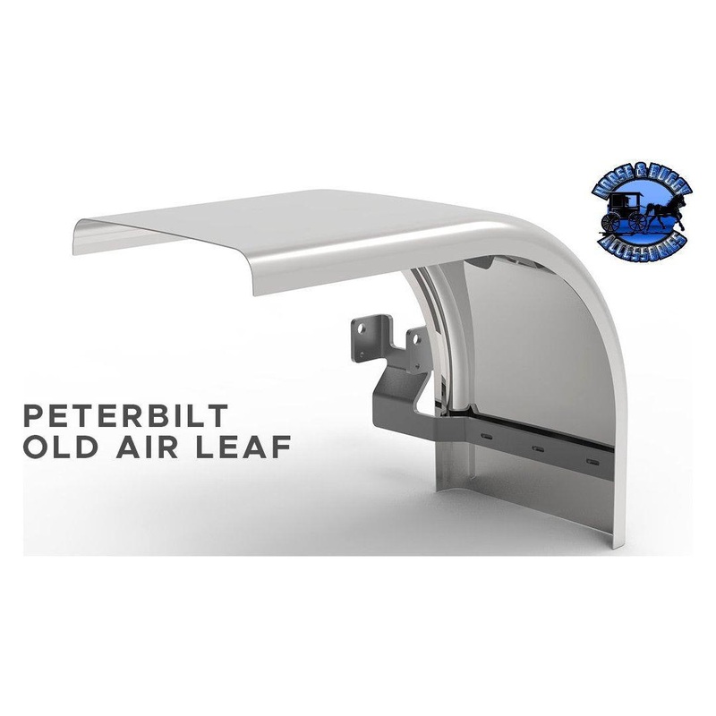 Shift Blind Mount brackets for Half Fenders Peterbilt (Old Low Airleaf) (Pre-2003)