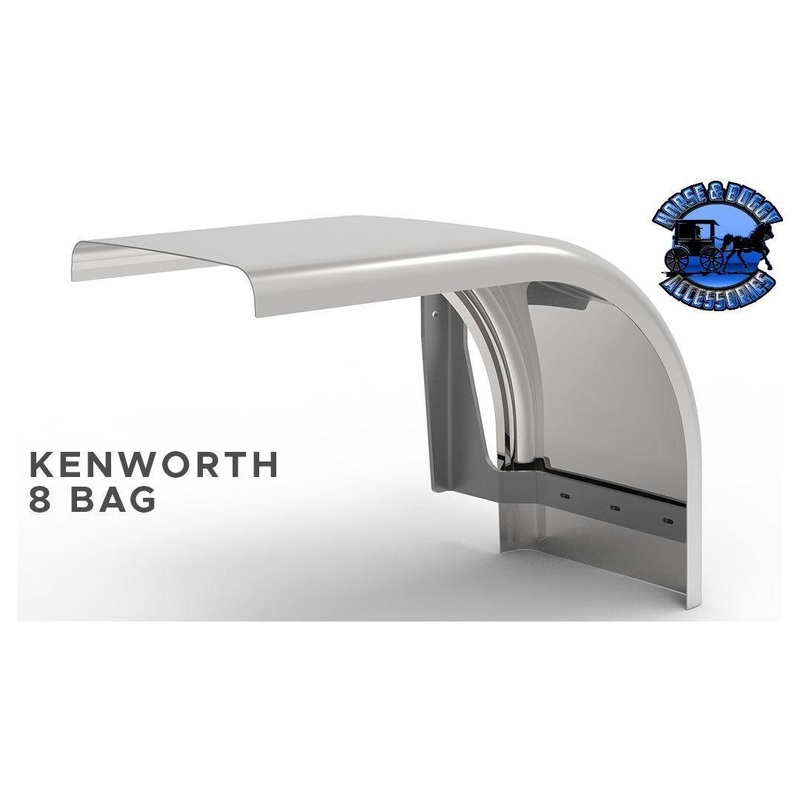 Shift Blind Mount brackets Half Fenders (Kenworth 8 bag) (Universal for any application as well)