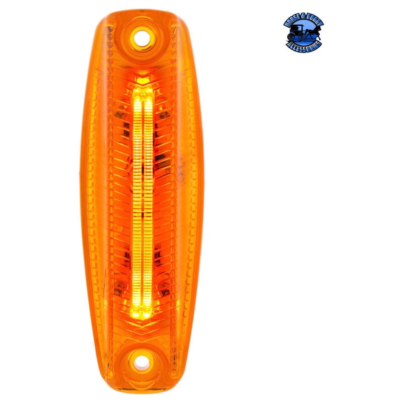 4 LED LIGHTTRACK Cab Light For 2018-2022 Freightliner Cascadia – Amber Lens