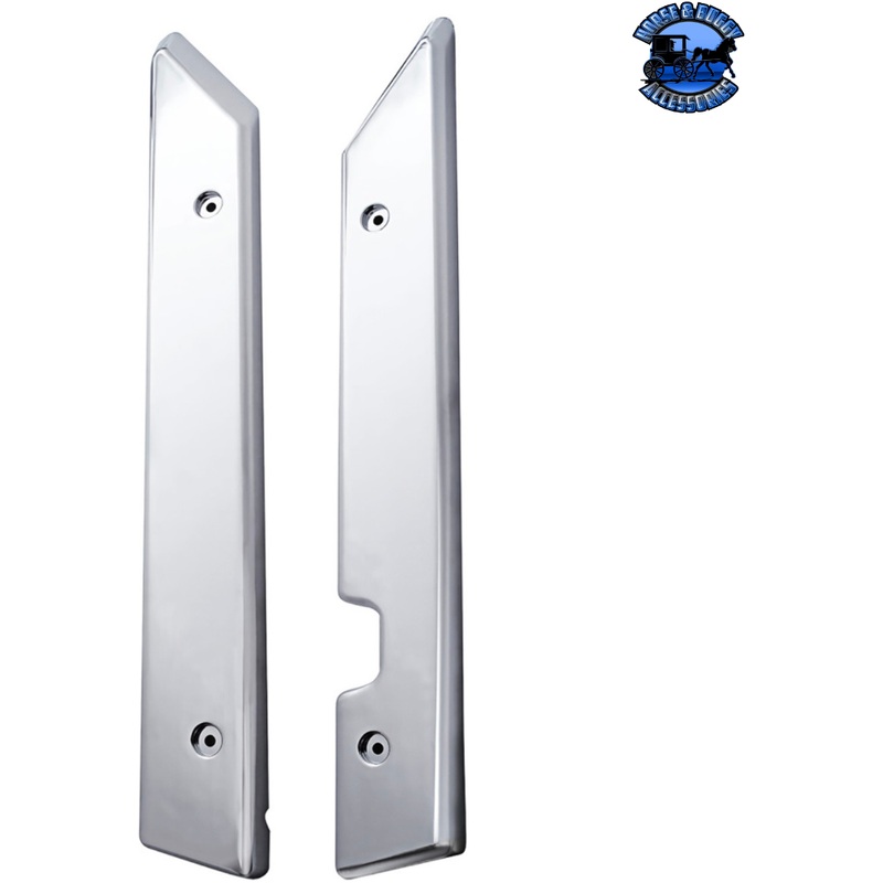 SIDE WINDOW POST COVERS FOR FREIGHTLINER FL CLASSIC (1990-2010) & FLD (1989-2009) (PAIR) # 28133