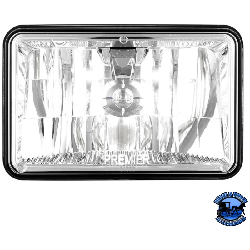 ULTRALIT – SINGLE HIGH POWER CREE LED 4 X 6 HEADLIGHT (Choose High or Low)