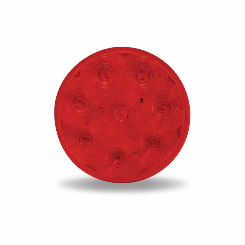 4 Economy Red Stop, Turn & Tail LED with Grote Light Harness (8 Diodes)