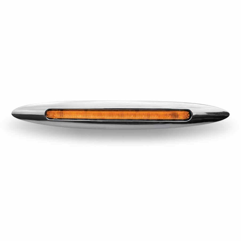 9 X 1 Flatline Color Slim-Line Amber Marker LED (14 Diodes)