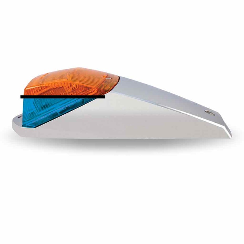 Kenworth Cab Dual Revolution LED with Housing (Amber/Blue) (42 Diodes)