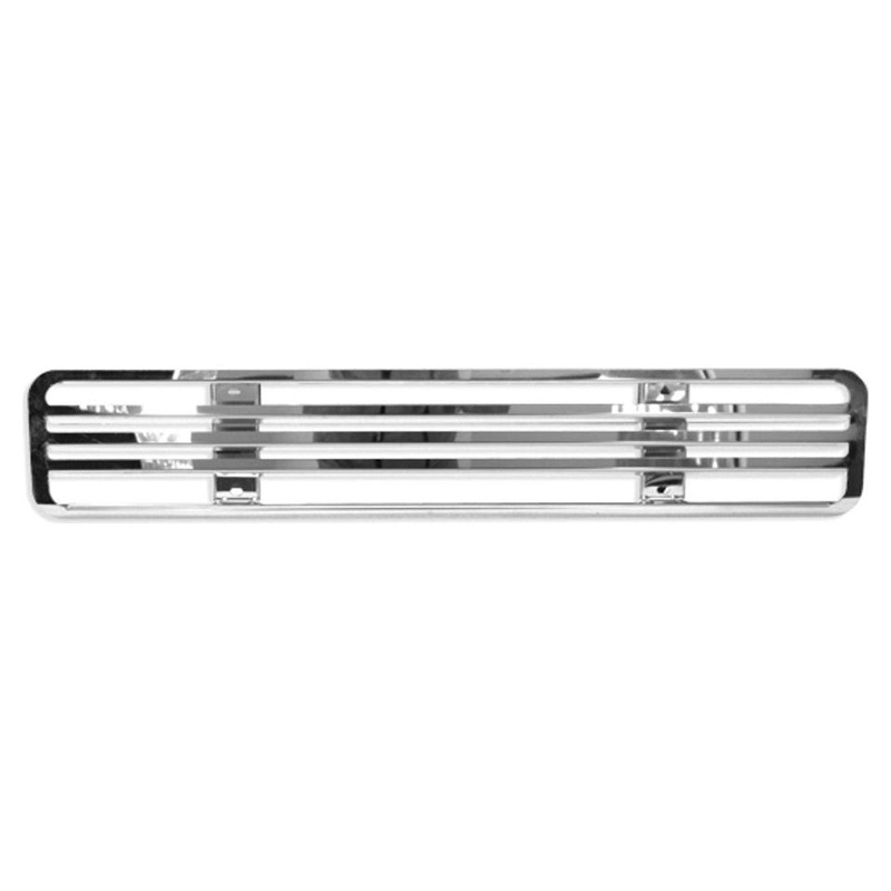 br-f11-004-020 Brunner Stainless Steel Louvered Bumper Grille Insert For Freightliner Coronado & Glider