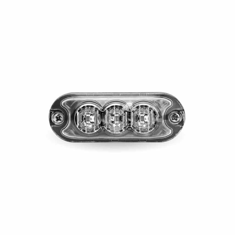 Mini Surface Mount Amber Strobe Light – 36 Patterns (3 Diodes)