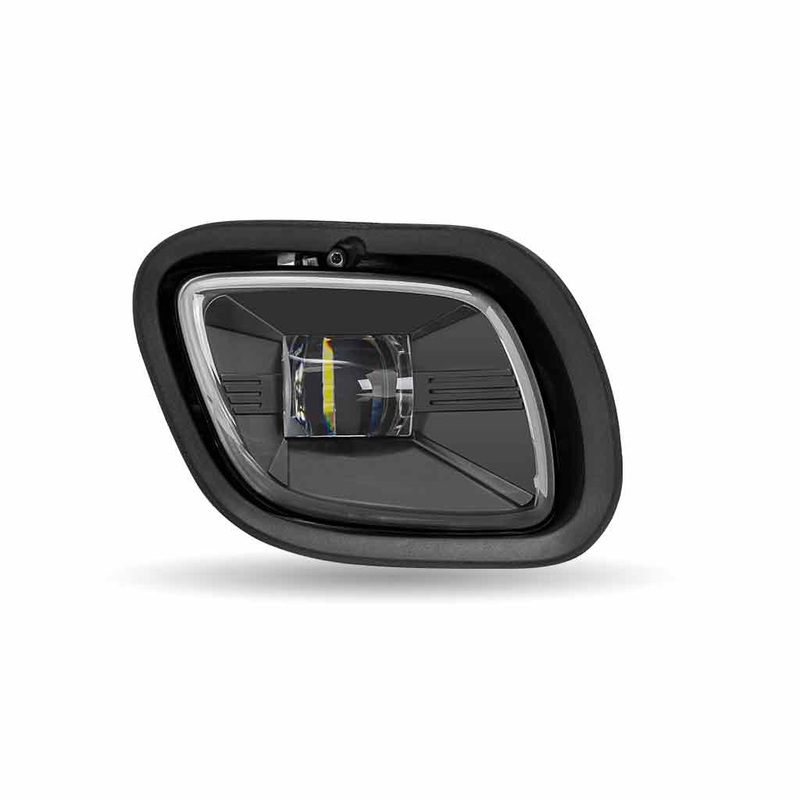 TLED-H43 Freightliner Cascadia LED Projector Fog Light  Black (Driver Side)