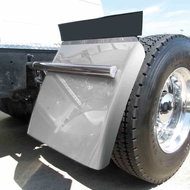 TFEN-Q17 24 Quarter Fender Kit with Tube Mounts  18 Gauge | Mirror Shine Stainless Steel