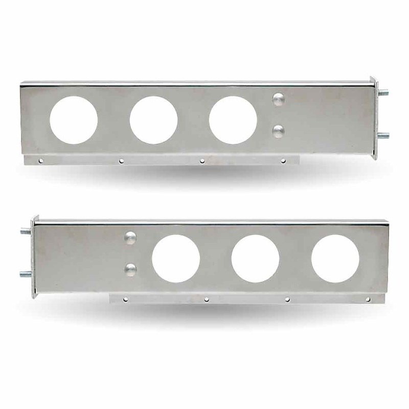 TU-9209 30 LED Mud Flap Hangers  3 3/4 Bolt Spacing | 6 x 4 Holes | Stainless Steel