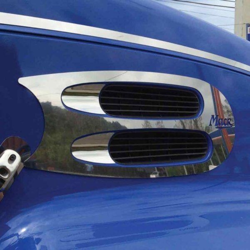 TM-1102 MACK PINNACLE/VISION Air Intake Trims (All Years)  Outer Air Intake Trim