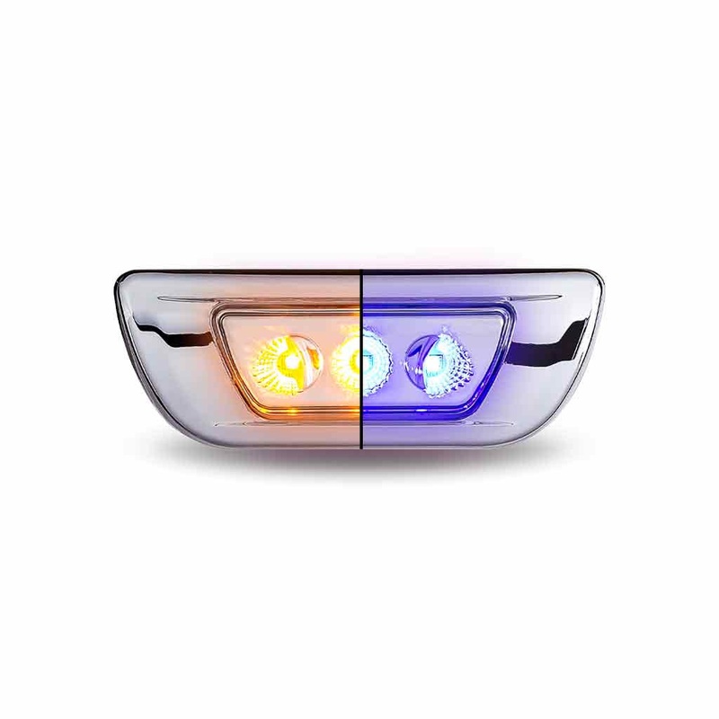 Kenworth T680/T700 PET 579 CAB MARKER LIGHT-DUAL REVOLUTION AMBER/BLUE