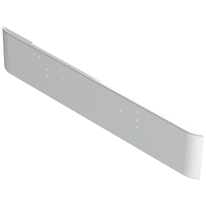 E-EI-0000-06 18” INTERNATIONAL (COE 9670 CONV. 9370 & 9300) ROLLED END BUMPER W/ BOLTS HOLES ONLY