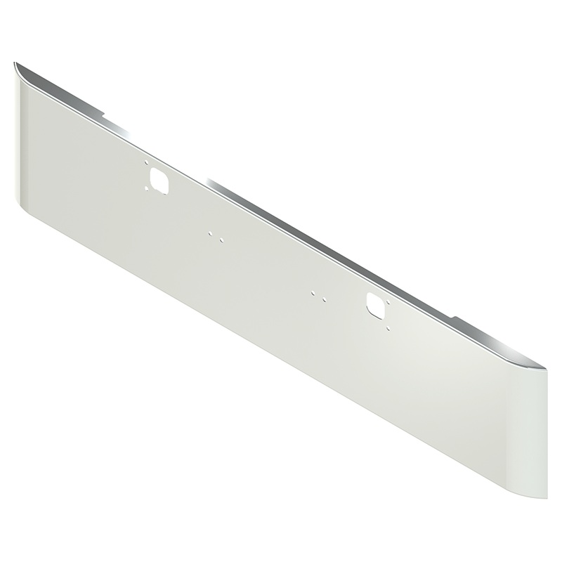 E-FD-0010-41 20” A MODEL ROLLED EDGE BUMPER W/TOW & BOLT HOLES (1967-1981)