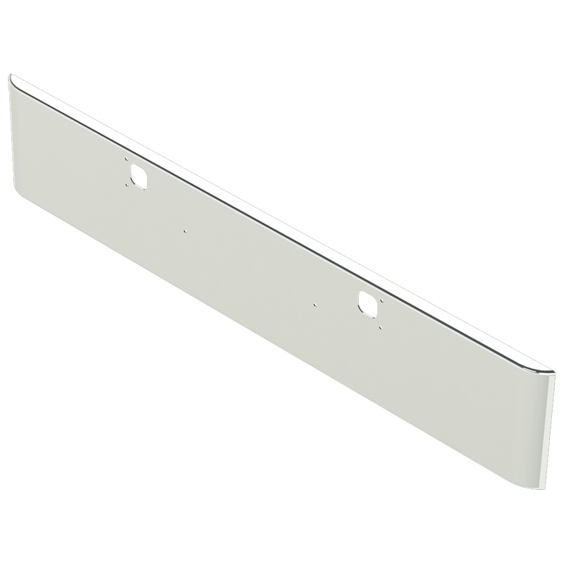 E-FE-0010-060 18” KW ROLLED BUMPER W/ TOW & BOLT HOLES; 10 GAUGE