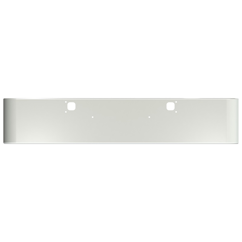 E-FE-0010-96 18” KW W900 HAND ROLLED EDGE SQUARE BUMPER W/BOLT & TOW HOLES