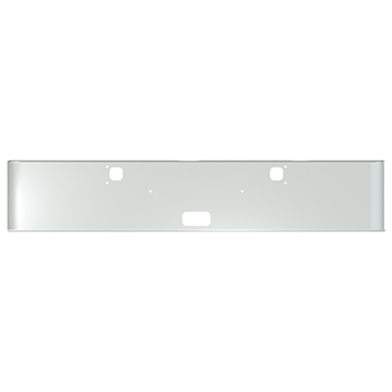 E-FE-0210-06 18” KW ROLLED END BUMPER W/ BOLT & TOW & STEP HOLE