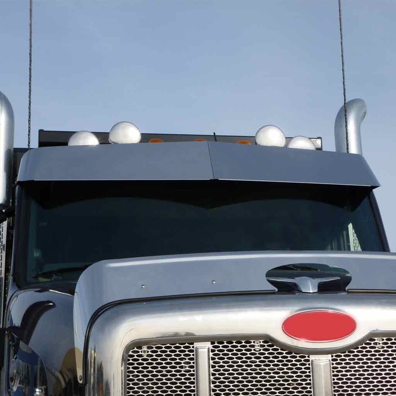 TSUN-K22 11 1/2 Kenworth T680-T880 Low Roof Boltless Sunvisor