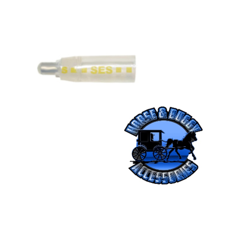 UP-98135 18-10 AWG CS Closed-End Heat Shrink Connector – Clear w/ Yellow Dash, 5 Pcs.