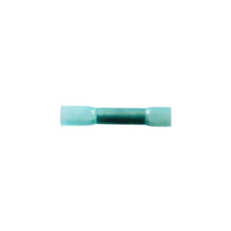 UP-98162 16-14 AWG CS Heat Shrink Butt Connector – Blue, 5 Pcs.