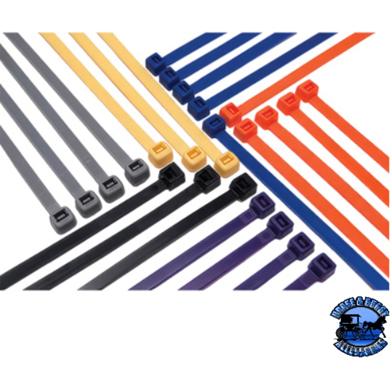 UP-98285 11.5 UV Black Nylon Wire Tie 50 Lbs, 14 Pcs.