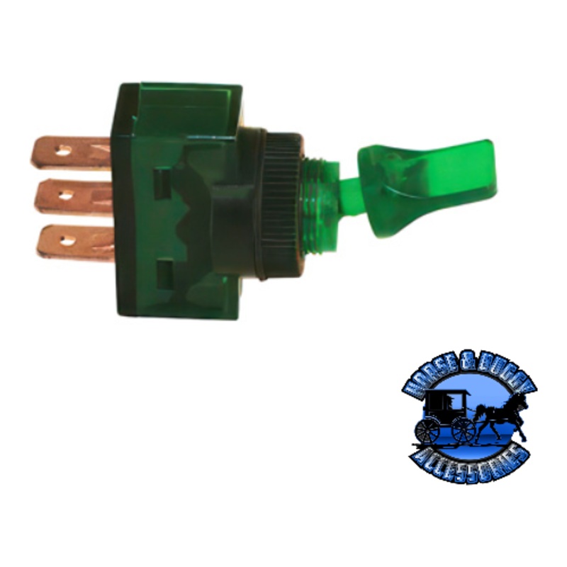 UP-98288 Amber Illum Duckbill 20 Amp 12V S.P.S.T. On/Off 1 Pc.