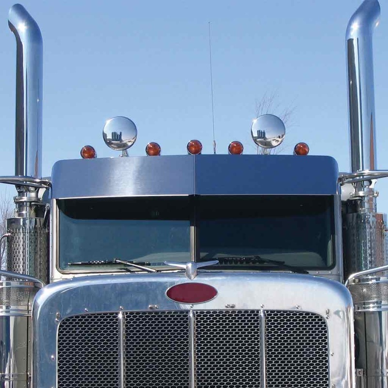 TSUN-P25 14 Boltless Pet. 379 Standard Cab Sunvisor (1987+)