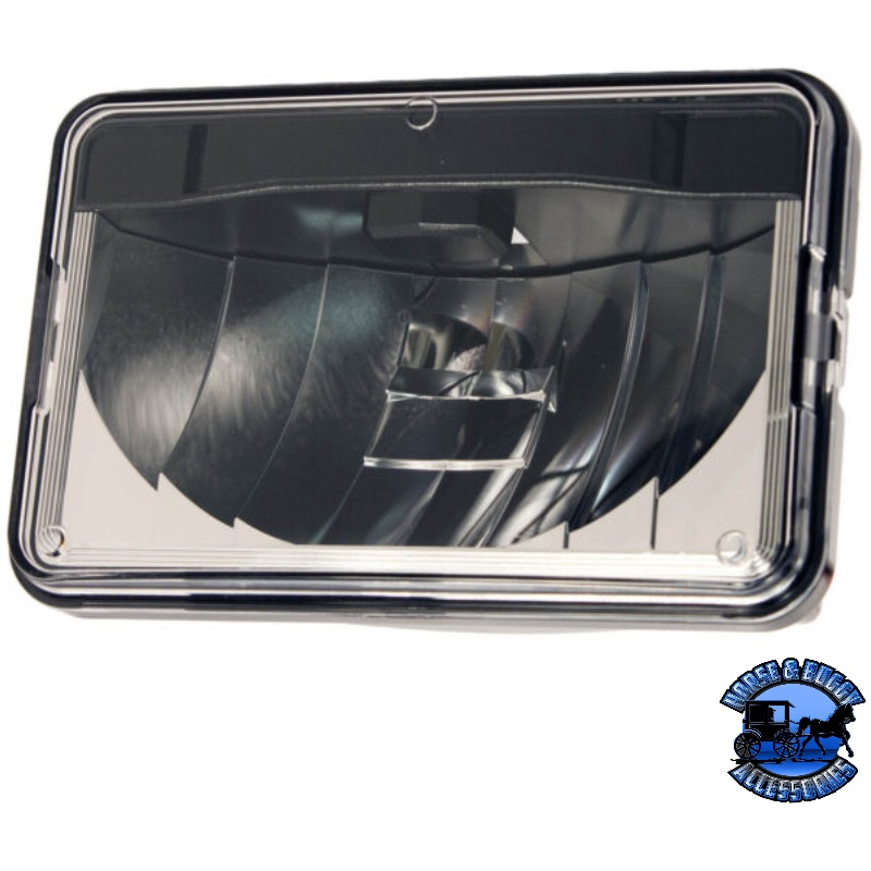 V703C LED Headlight, Rectangular, High Beam, 4X6, white