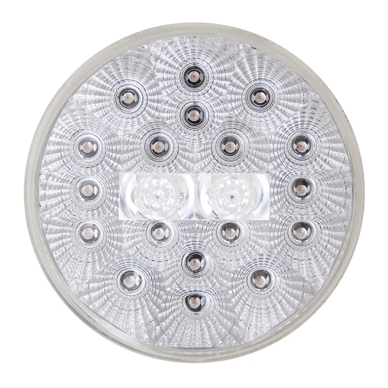4 LOW PROFILE SPYDER WHITE 20-LED BACK-UP LIGHT W/PLUG
