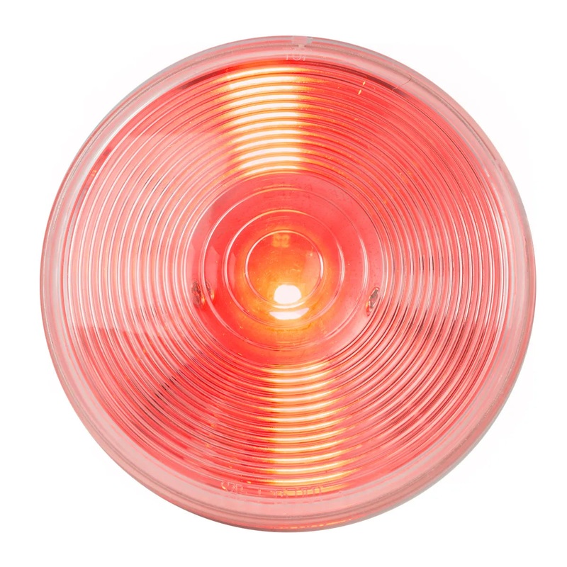 4 RED/CLEAR 1 LED SEALED S/T/T LIGHT