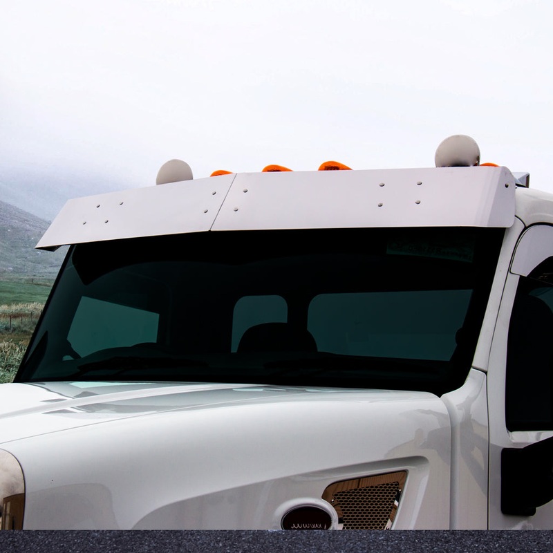 TSUN-P59 PB. 11 Day Cab Flat Top Sun Visor (All Years)