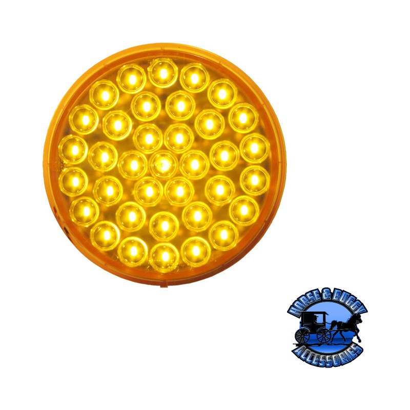 V417KTA 4 Amber LED Stop/Turn/Tail, Round, 36-Diodes, Amber Kit