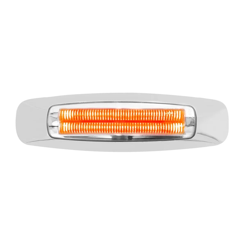5-3/4 RECT. PRIME RED/CLEAR 4 LED DUAL FUNCTION LIGHT