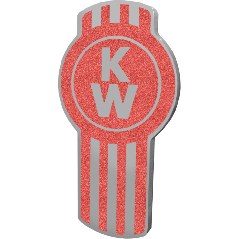 KENWORTH EMBLEM RED METALLIC 481