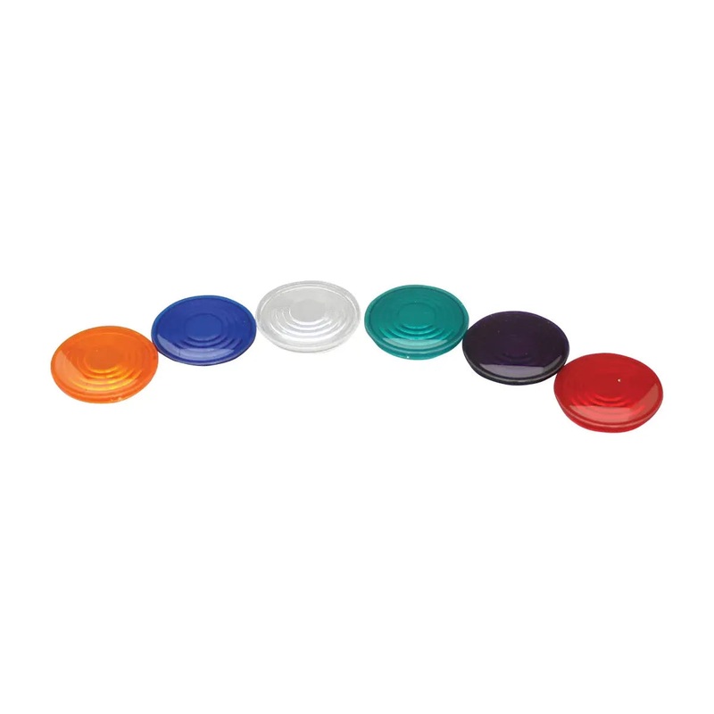 1 Round Dome Light Lens for Peterbilt (red) #68975