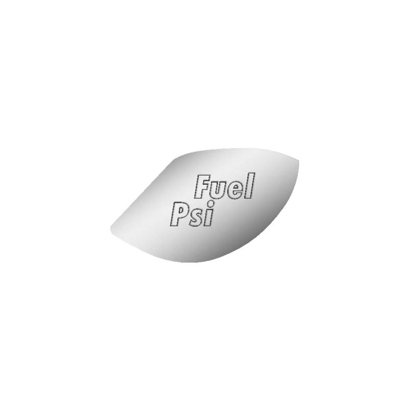 68432 SS FUEL PRESSURE EMBLEM FOR PETERBILT 370’s & 359 #68432