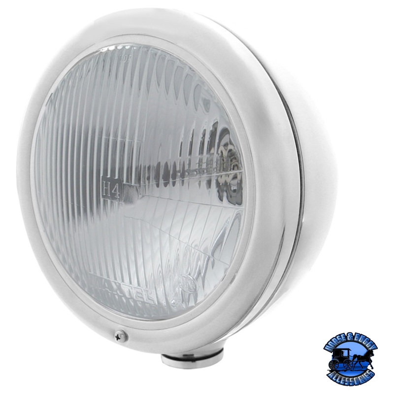 CLASSIC HEADLIGHT ASSEMBLY WITH H4 BULB (Choose Color)