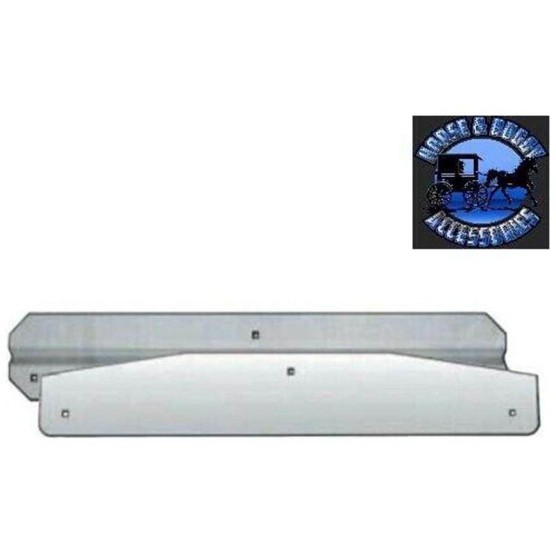 24 stainless steel mudflap weights pair weight w/backing plate universal 10424