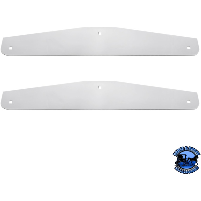 24 X 4 STAINLESS STEEL BOTTOM MUD FLAP PLATES – BOLT THRU (CARD OF 2) #21409P