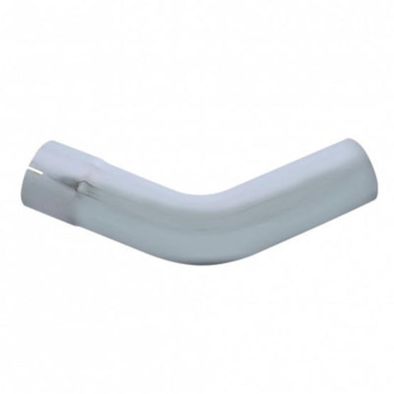 #CE452-5-1212 Chrome 45 Degree Exhaust Expanded Elbow, 5 I.D. To 5 O.D. – 12 X 12