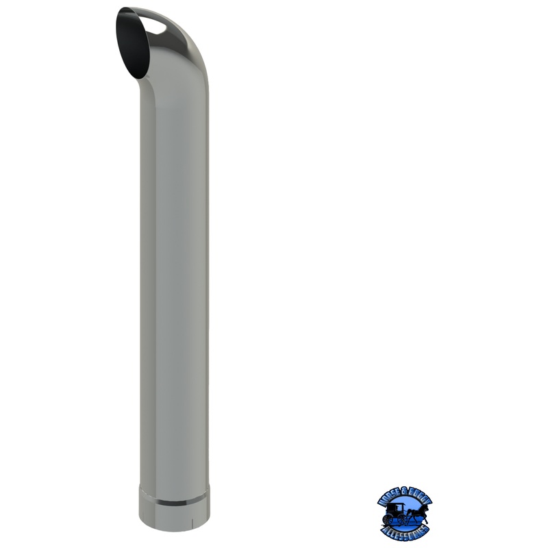 205C-064-1103 5×64 Curved Exhaust Stack – Expanded End