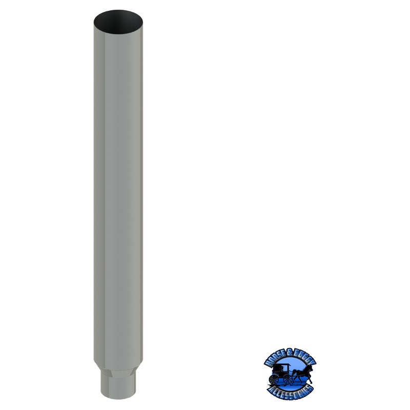 406B-108-1103 6 Reduced to 5 Flat Top Exhaust Stack – 108 Long
