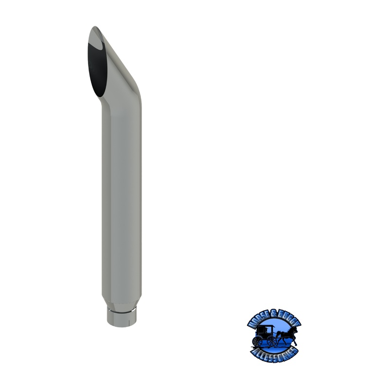 506D-096-1103 6×96 Short 30 Exhaust Stack – Reduced to 5 and Expanded ID