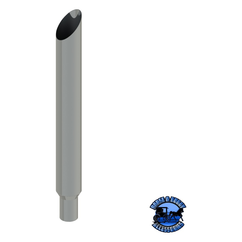 106G-064-1103 6×64 Mitered Exhaust Stack – Reduced to 5 and Extended OD