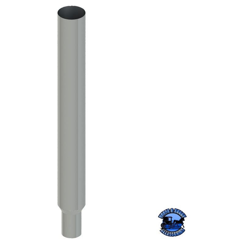 406G-054-1103 6×54 Flat Top Exhaust Stack – Reduced to 5 and Extended OD