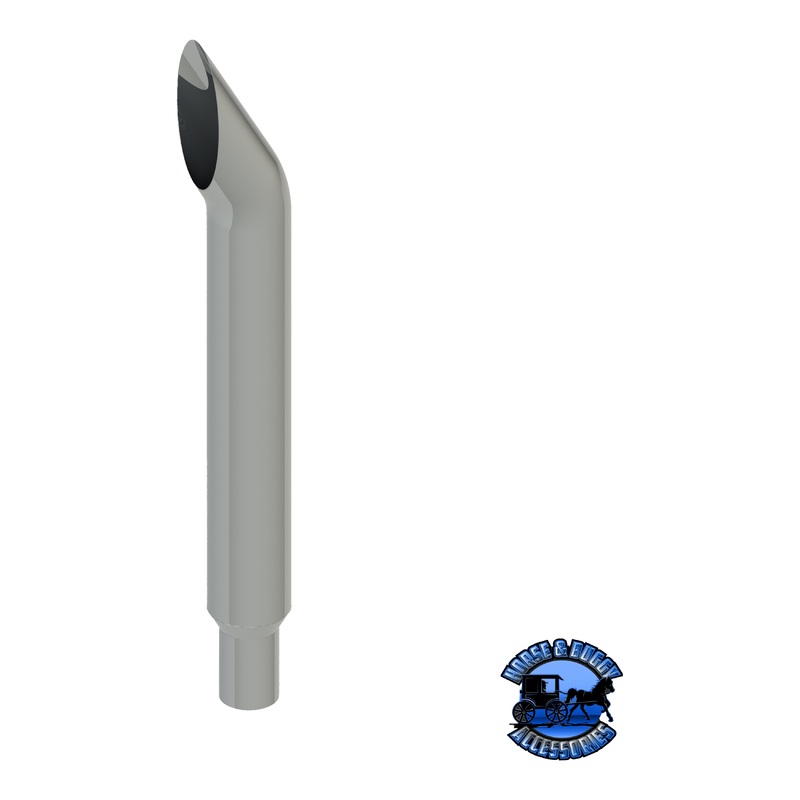 506G-064-1103 6×64 Short 30 Exhaust Stack – Reduced to 5 and Extended OD