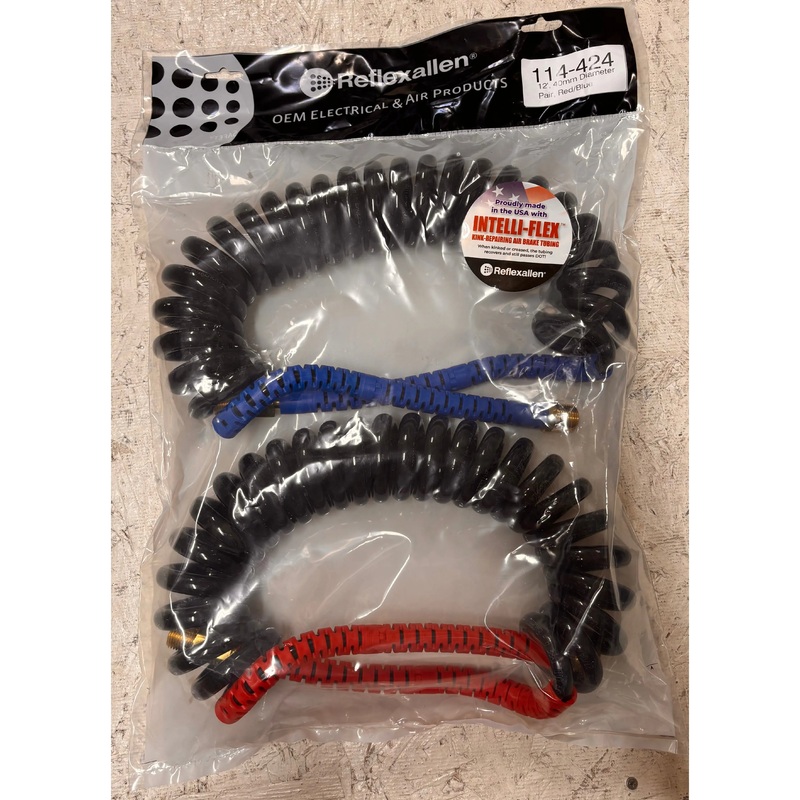 #114-424 (12 ft. long) 40mm Diameter, Pair, Red/Blue Grips 12 leads