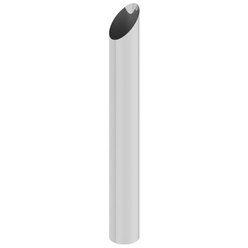 EL108A-064-1103 8×64 Elite Finish Mitered Exhaust Stack